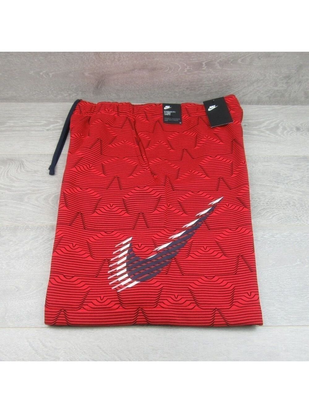 Nike Club Fleece USA Red Basketball Shorts Mens Size Large NEW - Picture 2 of 11